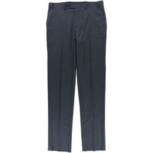 Andrew Fezza Mens Solid Heather Straight Leg Slacks Dress Pants, NWT